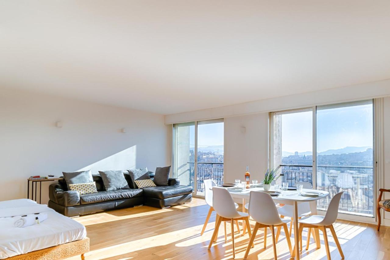 Vue Panoramique 360 Sur Tout Marseille - Air Rental Bagian luar foto